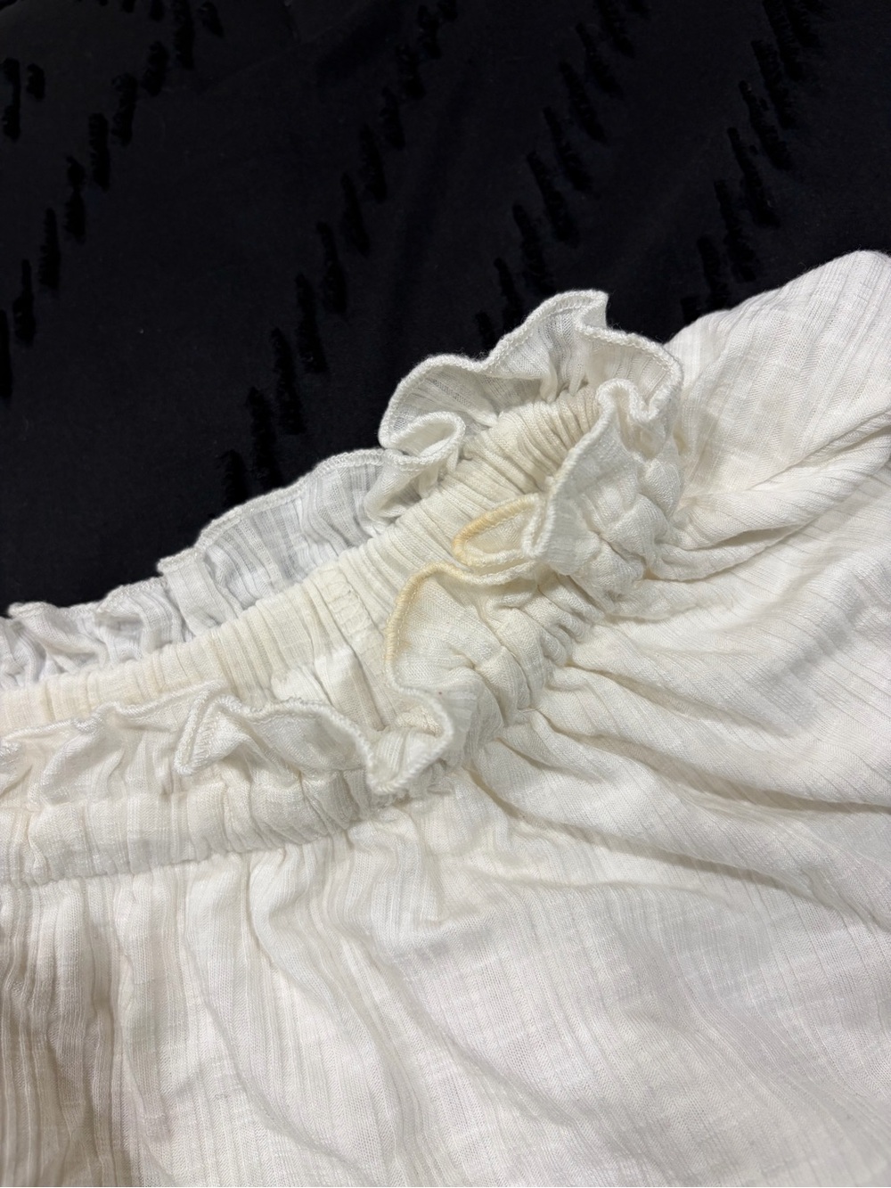Love Riche Off-Shoulder Ruffle Blouse — White - Picture 4 of 5